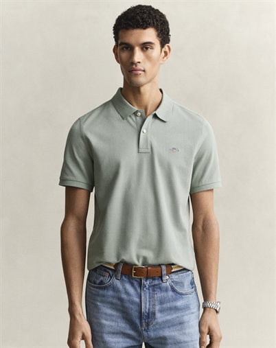Gant - Reg Shield Polo - Ceramic Grey